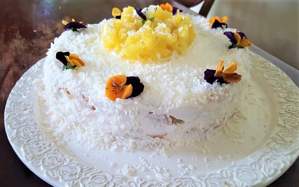 Foto - Torta all'ananas e cocco